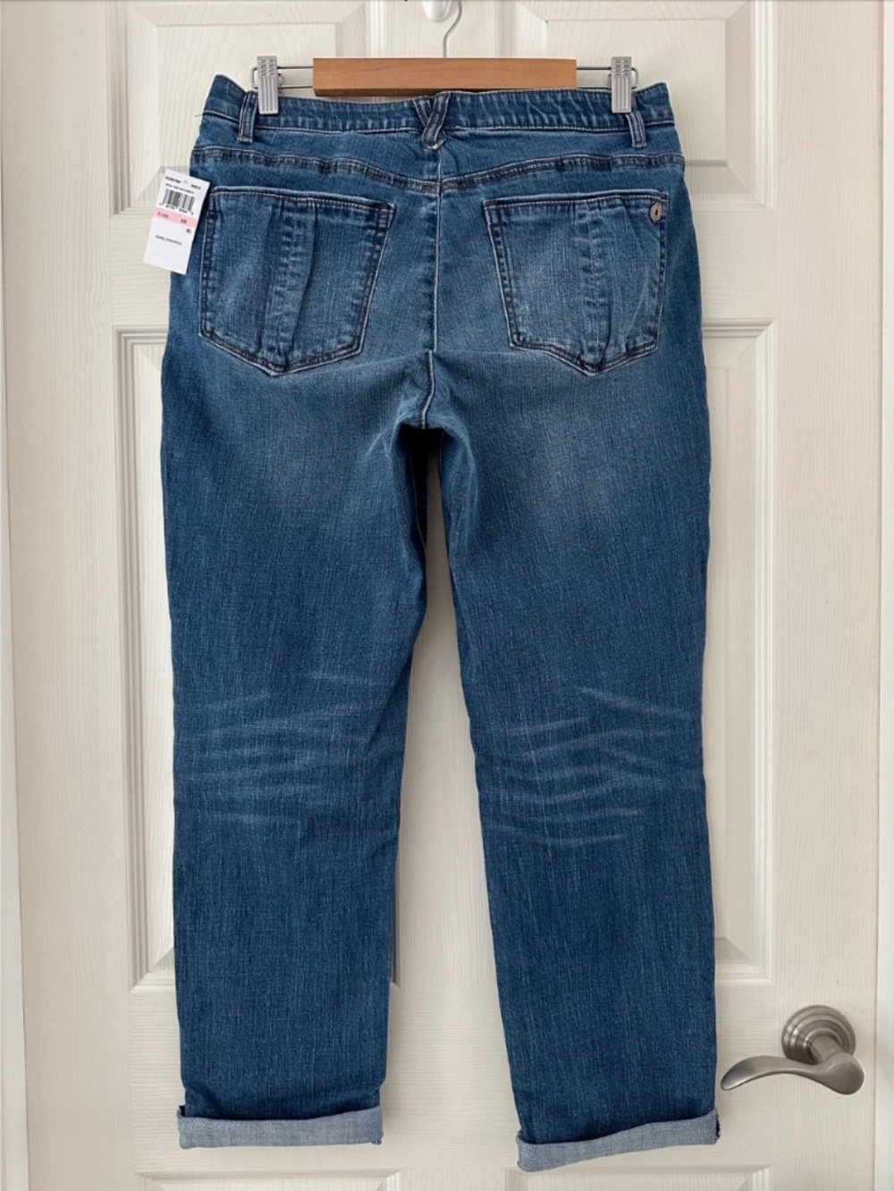 Democracy Ab Solution Girlfriend Jeans Blue Denim Women’s Size 10 - Picture 7 of 13
